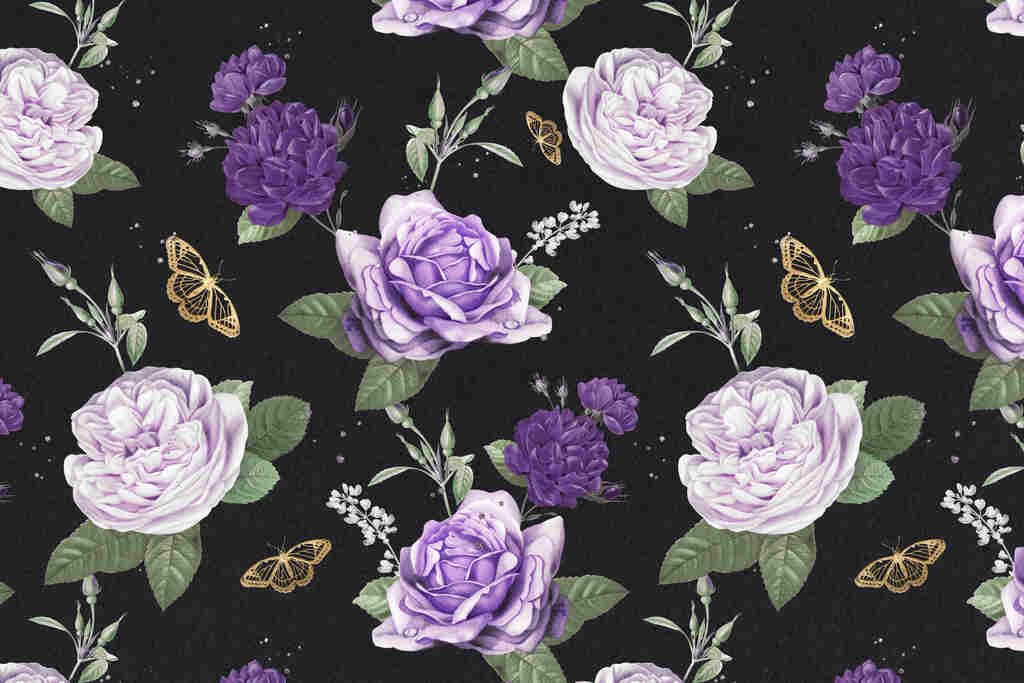 papel de parede floral